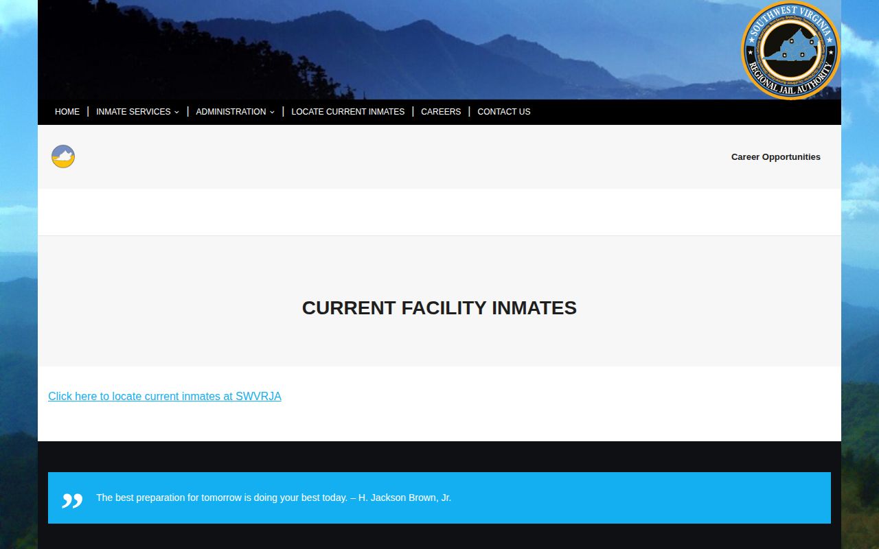 Smyth County SWVRJA current-custody roster entry point